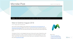 Desktop Screenshot of microbepost.org